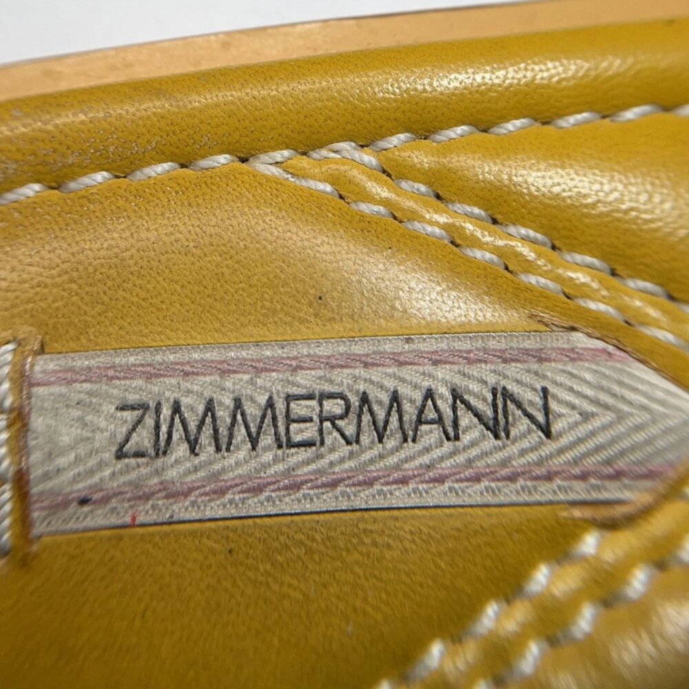 Zimmerman Mustard Terry Cloth Slides (Size 40) - Picture 5 of 8